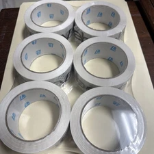 6 Rolls EBAY BRANDED Packaging Tape Black Logo