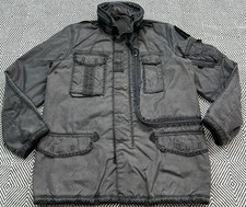 MENS PARAJUMPERS DARK GREY MILITARY FIELD DESERT JACKET POCKETS SIZE M