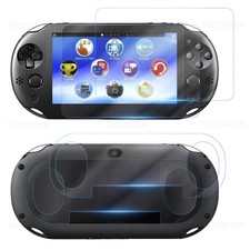 Screen Protector Sony PS Vita 1000/2000, Front Tempered Glass  Back Clear Film