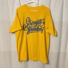 Golden State Warriors T-Shirt Warriors Ground 2018 Mens XL Tee *see Description
