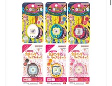 BANDAI Tamagotchi Lip Cheek All 6 Types Complete Set Cosmetics Japan New