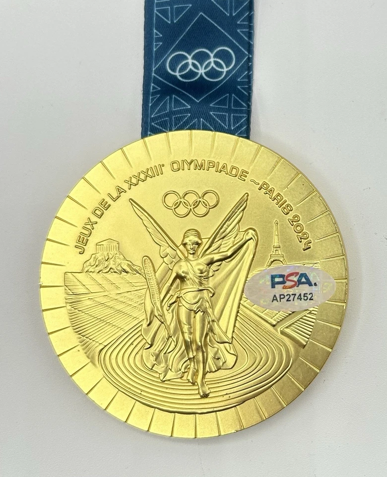 Kevin Durant Signed 2024 Paris Olympic Gold Medal Replica USA Basketball PSA/DNA - Image 3 of 3