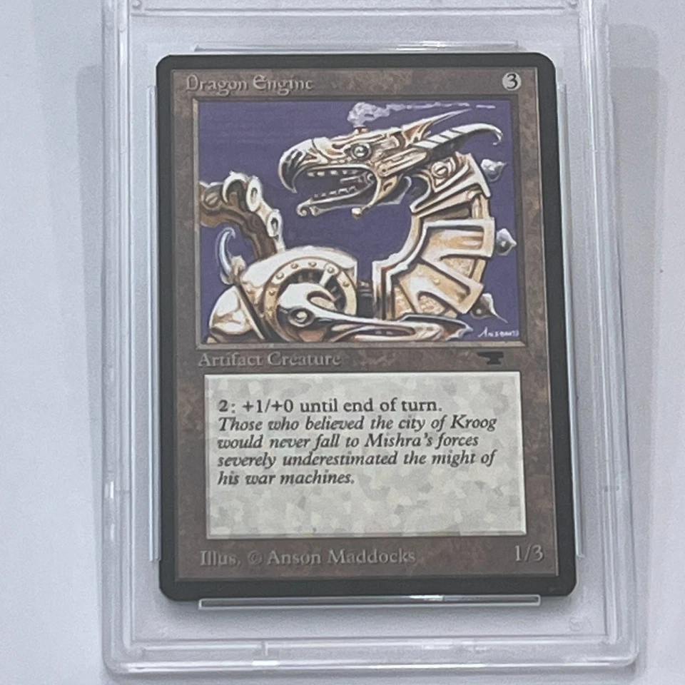 1994 Magic the Gathering Antiquities Dragon Engine Gem Mint PSA 10 MTG Card - Image 2 of 4
