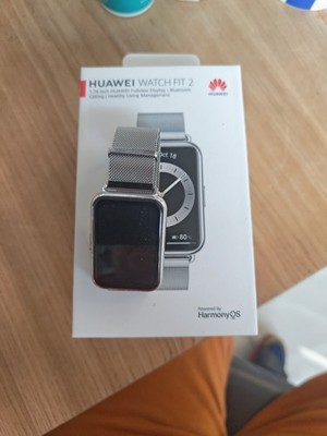 HUAWEI Watch Fit 2 Elegant 44,2mm Edelstahlgehäuse mit Milanaise Armband in...