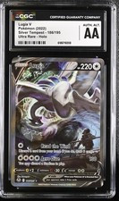 Lugia V Silver Tempest 186/195 Holo Pokemon Card CGC AA on eBay