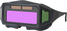 Panoramic View Welding Glasses Solar Powered Auto Darkening Welding