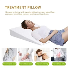 5 Inch Wedge Pillow for Adults,Large Body Support Sponge Triangle Incline Cushio