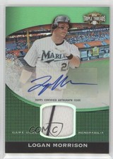 2011 Topps Triple Threads Unity Relic Emerald 22/50 Logan Morrison Auto k4s