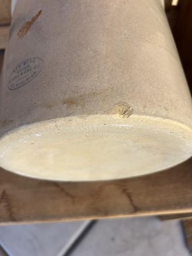 2 Gallon Petal Red Wing Stoneware Crock Cover (Lid) - Picture 11 of 16