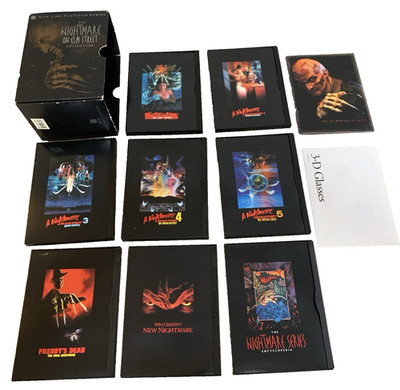 Nightmare on Elm Street Collection DVD Box Set 1999 8-Disc 3D Glasses Brochure