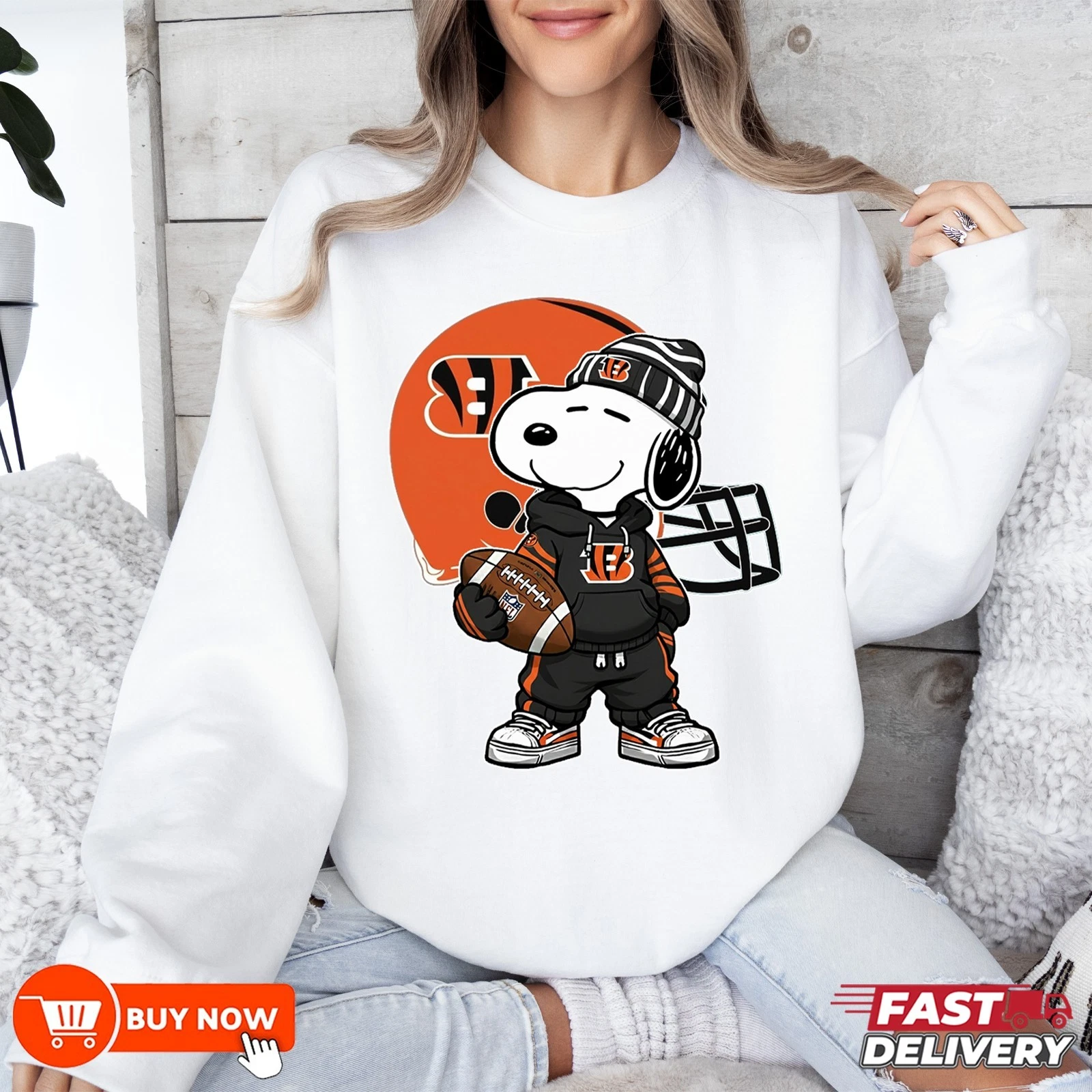 Cincinnati Bengals Football Sweatshirt