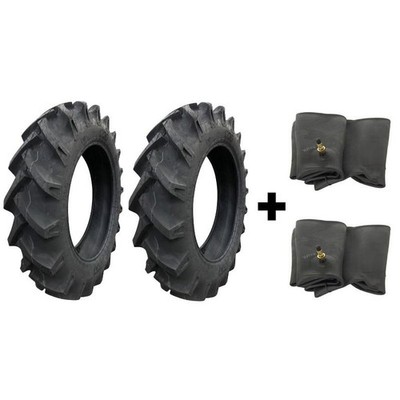 je 2x Traktor Reifen incl. Schläuche 9.5-24 8PR/112A6 BKT, AS Treckerreifen