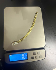 10K Yellow Gold  Bracelet w/ Box Clasp monaco