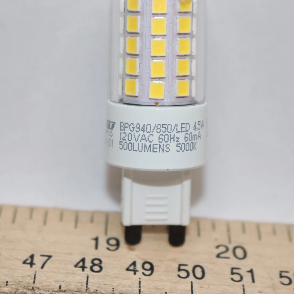 Feit Electric LED Bulb G9 5K 120V BPG940/850/LED - Missing Package - Image 2 of 4