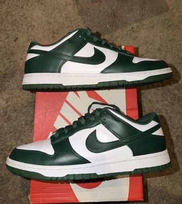 Mens Nike Dunk Low Michigan State Size 11 Preowned   Scott