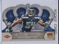 BOBBY WAGNER ROOKIE CARD 2012 Crown Royale Seahawks DIE-CUT RARE #'d 313/399 SP!. rookie card picture