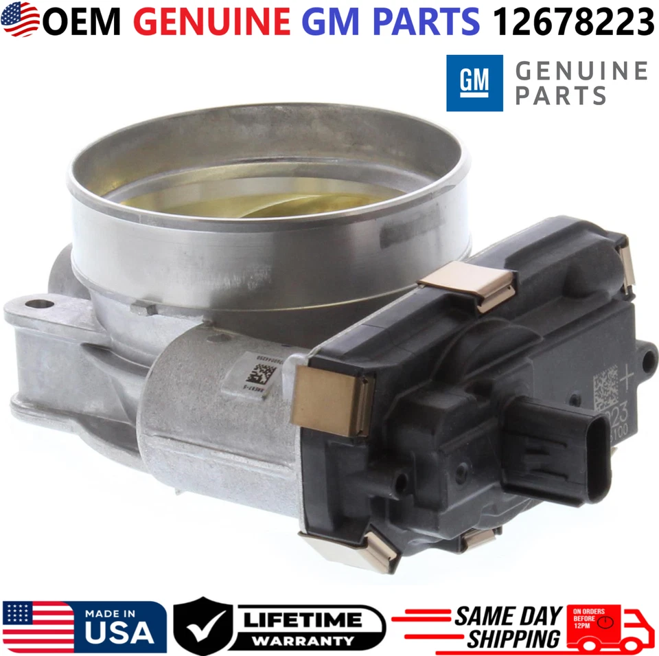 Cuerpo de acelerador OEM para Cadillac Chevrolet GMC 2014-2020 4,8 L 6,0 L 6,2 L, 12678223 Foto 3 de 4