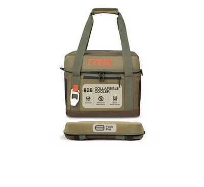 RTIC Outdoors Everyday Cooler Olive 28 Cans Soft Insulated Personal cooler
