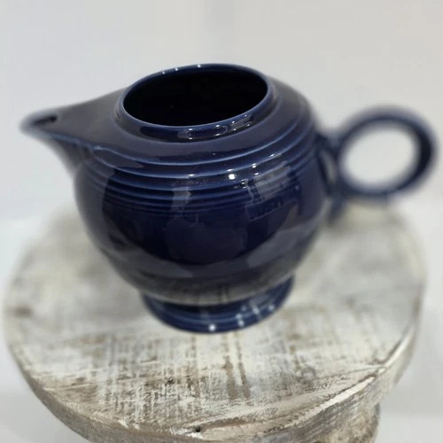 Fiestaware Cobalt Blue  44  oz  No Lid Ring Handle Tea Pot