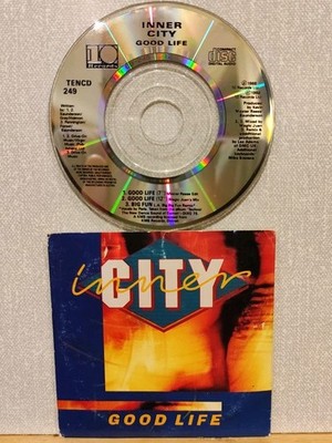 Classic Dance Tune - Inner City Good Life Mini CD Single 1988 TenCD 249 *TESTED*