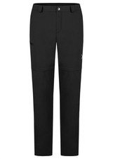MONTURA - Pantalone uomo convertibile trekking viaggi Valbruna Zip Off - Nero