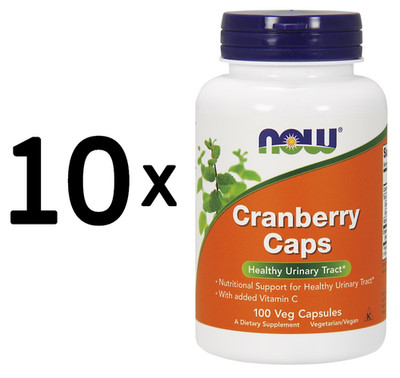 10 x NOW Foods Cranberry Caps - 100 vcaps (169,99 EUR/kg)