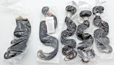 BODY WAVE  18"  100 VIRGIN RAW HAIR  4 BUNDLES  LACE FRONT MIDDLE PART
