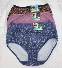 NWT set/3 VANITY FAIR ILLUMINATION BRIEF 13109 DOTS LEOPART TOFFEE MAUVE MIST