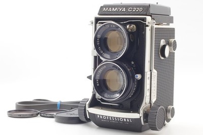 Blue Dot 【 Near Mint 】 Mamiya C220 PRO TLR Kamera SEKOR 80mm f/2.8 aus JAPAN