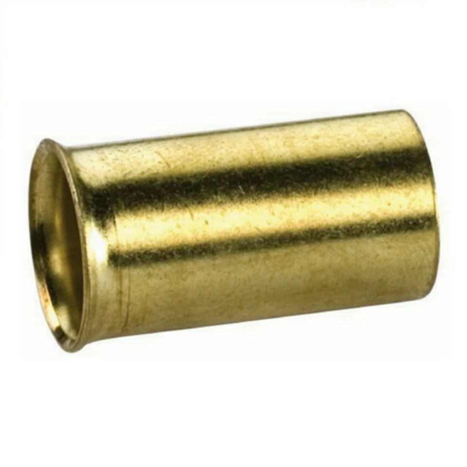 FLAMCO Stützhülse SHK 1512, Ø außen 11.9 mm innen 11 mm Verstärkungshülse Messing Gold