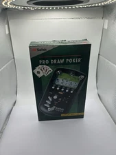 Vintage 90s 1993 Saitek Pro Draw Table Poker Electronic Hand Held Card Game