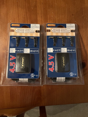 2 Genuine Lemax Lighted Accessory Switching Mode Power Adaptors NEW SHIPS FREE