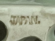 Vintage Green Flower Frog Shaped Like A Crab Glazed, 5 Spaces For Flower Stems 