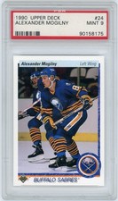 1990-91 Upper Deck ALEXANDER MOGILNY Rookie Card - PSA 9. rookie card picture