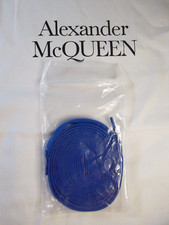 Pair 66" inches Alexander McQueen Replacement Blue Shoe Laces sneakers, boots
