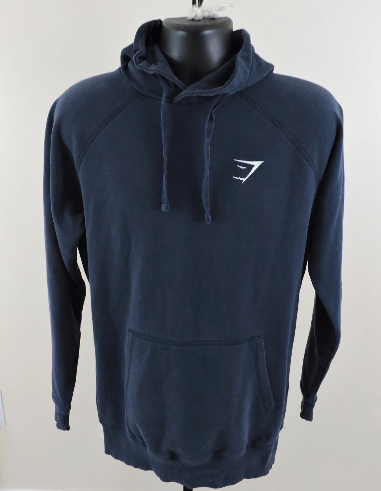 gymshark crest embroidered logo athletic hoodie