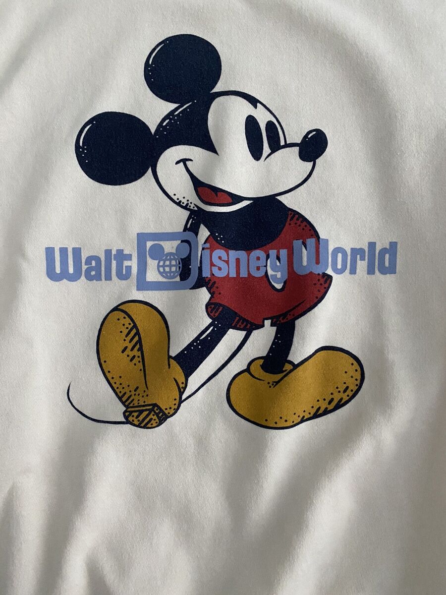 Disney Parks Walt Disney World Mickey Sweatshirt Cream/Off Disney Parks Walt Disney World Mickey Sweatshirt Cream/Off