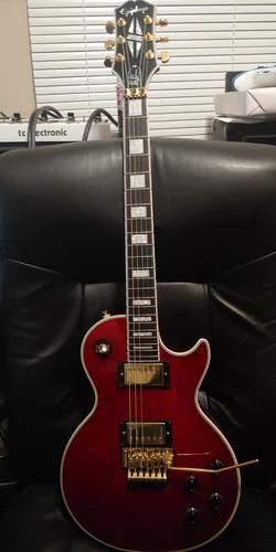 Epiphone Alex Lifeson Les Paul Custom Axcess Quilt Top PLEK'D