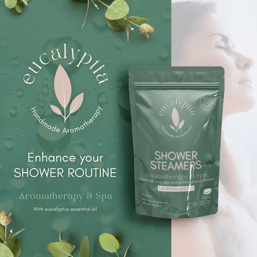 Vapores de ducha de eucalipto como nuevos - Paquete de 10 tabletas de aromaterapia para relajación - Imagen 6 de 6