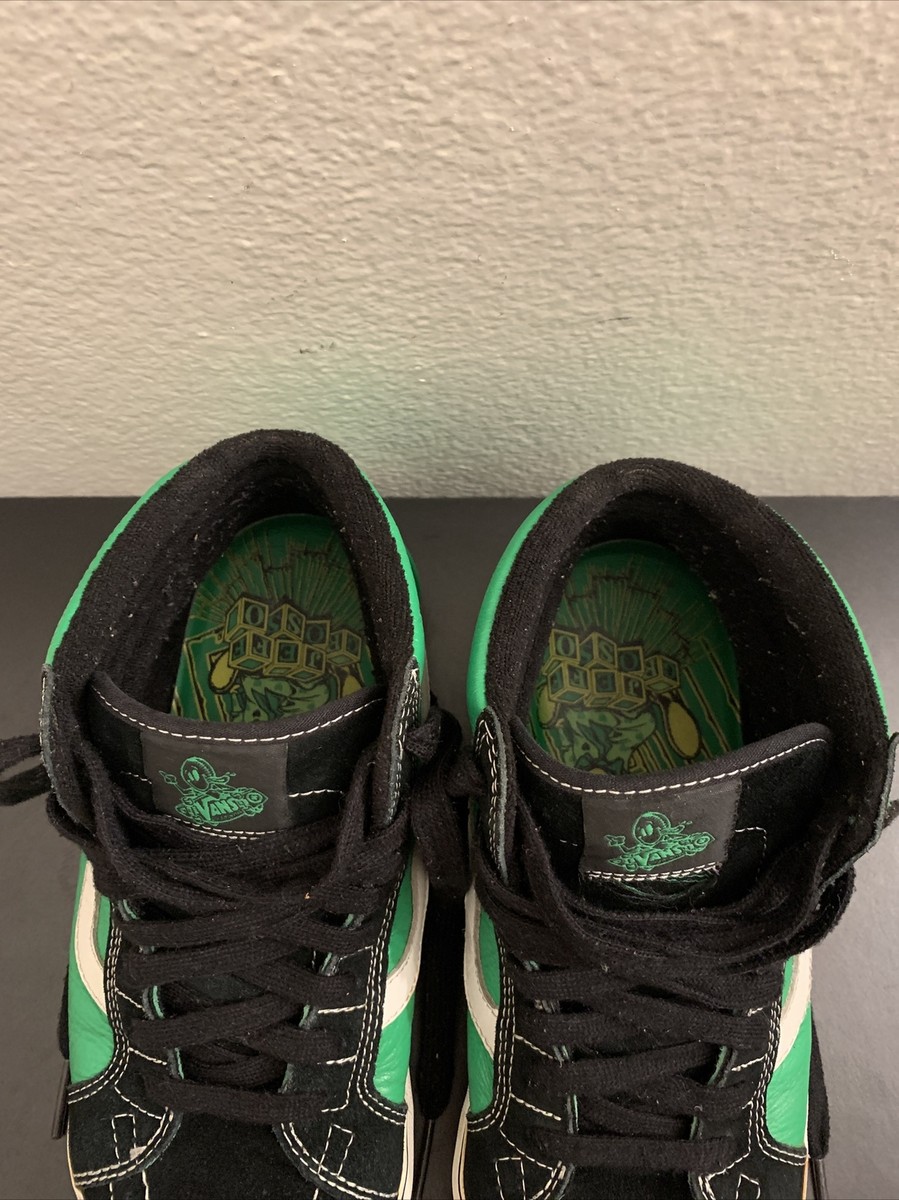 Authentic Vans Sk8Mid Jeff Grosso Pro Green Leather Men's Sz 11 | eBay