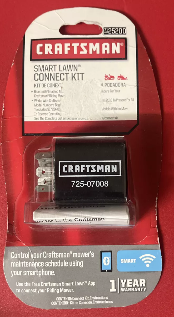 Craftsman Smart LAWN Connect 71 25200 Smart WiFi Mower Maintenance Control