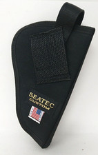 Seatec Custom USA Made Hook & Loop Left Carry Gun Holster Belt Attach Small A