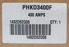 Eaton PHKD3400F 3 Pole 400 AMP PHKD HKD HKD3400F Breaker Frame Only NO Labels