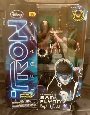 NEW! Tron Legacy Ultimate Sam Flynn Disney Set Action Figure 12