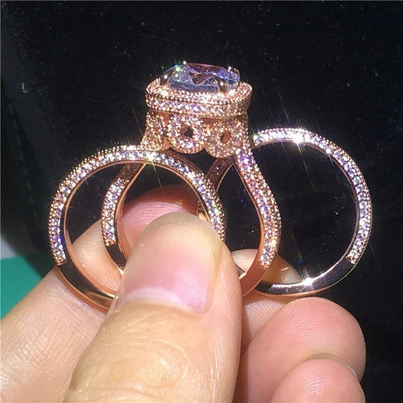 Vintage cz shop rings