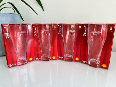 4 X SHELL V POWER OIL OFFIZIELLER FERRARI - JAHR 1961 1964 1952 1958 verpackt
