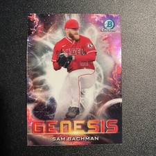 2021 Bowman Draft Chrome Genesis #GNS-8 Sam Bachman Los Angeles Angels