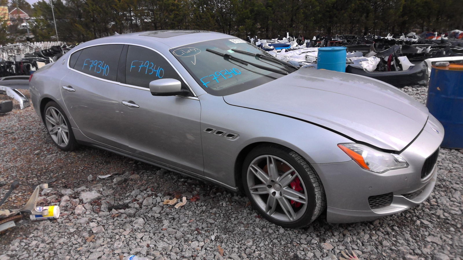 Front Bumper Assy. MASERATI QUATTROPORT 14 with grill