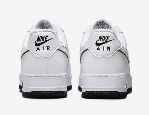 Nike Air Force 1 07 Low White Black Outline Sneaker Shoes 47.5 US 13 DV0788-103 - Picture 5 of 8