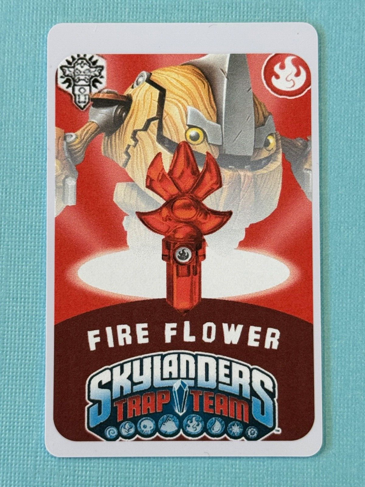 Tarjeta NFC Skylanders Trap Team Fire Flower Trap